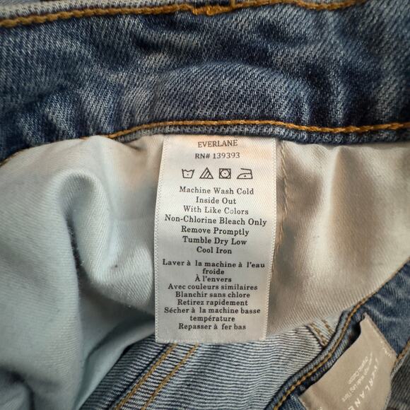 Everlane The Way High Wide Leg Flare Jeans - Picture 5 of 6